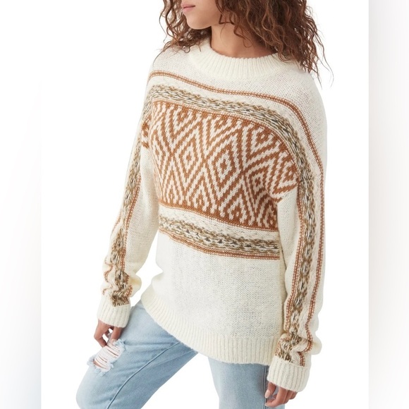 🔆O’NEILL🔆 Floyd Argyle COZY Warm, comfortable sweater knitted retro - Picture 15 of 16